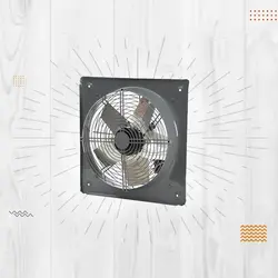 هواکش صنعتی فلزی پروانه استیل 40 سانتی متری 1370 دور دمنده مدل VIS-40D4S