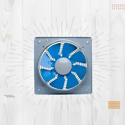 هواکش خانگی فلزی 20 سانتی متری 36 وات دمنده مدل VMA-20C4S