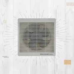 هواکش خانگی 20 سانتی متری دمپر دار اتولوکس دمنده مدل VAL-20C4S