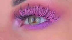 مژه رنگی میکس سایز صورتی بدون گره آردل