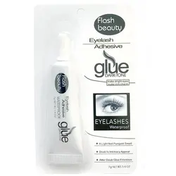 چسب مژه موقت رنگ مشکی 7 گرم بادوام فلش بیوتی