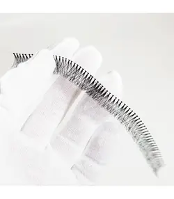 مژه ریسه ۸ میل نخ نامرئی مو طبیعی فرD