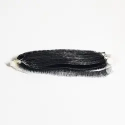 مژه ریسه ۸ میل نخ نامرئی مو طبیعی فرD