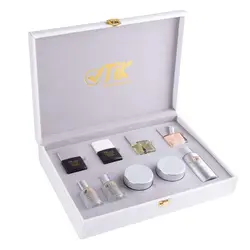 ست کاشت ناخن 9 تیکه با کیف چرم با ماسک مخصوص و سوهان ناخن