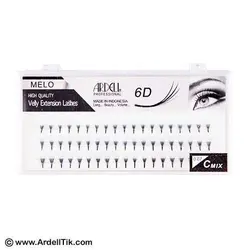 مژه ولیوم فن سازی شده ۶D آردل-مژه کاشت روسی حالت فر کومبو سایز۸-۱۰-ARDELL-12