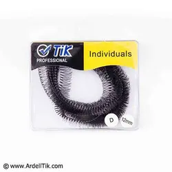 مژه ریسه ای ۱۰ریسه  ۱۲ میل  فرDتیکTIKمو طبیعیی