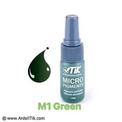 رنگ تاتو تیک - پایه آب - سبز M1
