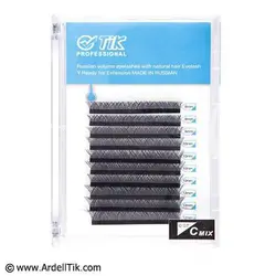 مژه کاشت والیوم روسی تیک مدل ضربدری YY