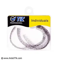 مژه ریسه ای ۵ریسه ای سایز ۱۰ میلTIKتیک مو طبیعی
