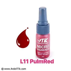 رنگ تاتو تیک - پایه آب - PulmRed L11