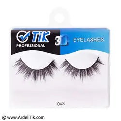 مژه ۳بعدی جلد آبی ۳D جدید تیک- کدTIK-043