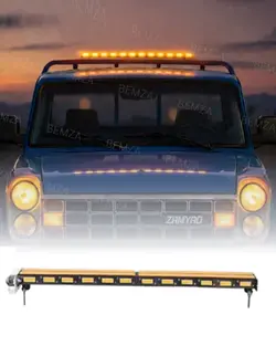 چراغ گردان ال ای دی ، رنگ زرد ، مناسب نیسان ( گردون LED )