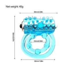 حلقه ویبره دار مردانه ویبره قابل جداسازی و دوحلقه سیلیکونی