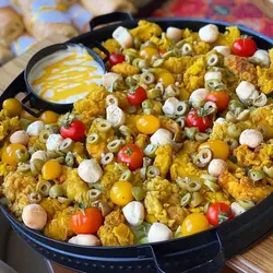 سینی فینگرفود سوخاری کد 1012