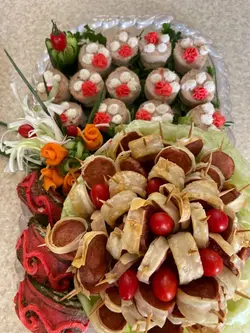 سینی فینگرفود زمرد کد 1036 - مهمونی فود