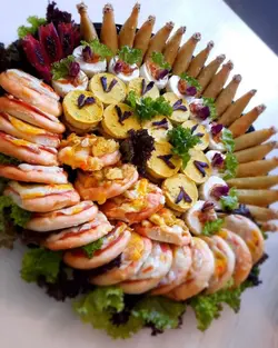 سینی فینگرفود شاینی کد 1017 - مهمونی فود