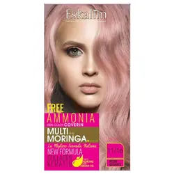 کیت رنگ و اکسیدان فری آمونیاک Eskalim (گروه 2) +کیت رنگ ابرو پالمور