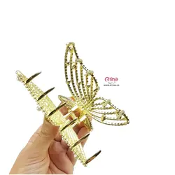 کلیپس مو مجلسی مدل پروانه ای طلایی