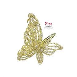 کلیپس مو مجلسی مدل پروانه ای طلایی