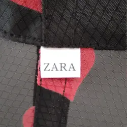 کلاه باکت  توری طرح دار تابستانی زنانه مدل قلبی zara