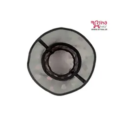کلاه باکت  توری طرح دار تابستانی زنانه مدل قلبی zara