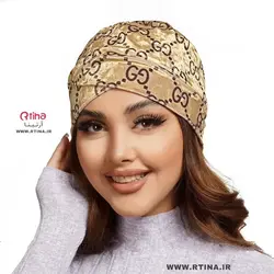 توربان جدید طرح گوچی مخمل آستر دار