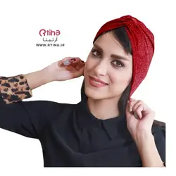توربان حجاب مجلسی مدل لمه ای گره دار