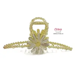 کلیپس گل دار مجلسی طرح جدید بابونه/ 11CM