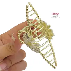 کلیپس گل دار مجلسی طرح جدید بابونه/ 11CM