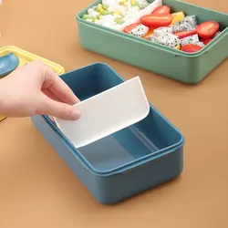 ظرف نگهداری غذا (لانچ باکس) + قاشق چنگال + یک جفت چاپستیک