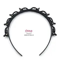 تل موی دخترانه زنانه جدیدمدل کلیپسی (مشکی قهوه ای)