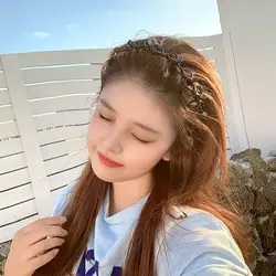 تل موی دخترانه زنانه جدیدمدل کلیپسی (مشکی قهوه ای)