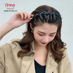 تل موی دخترانه زنانه جدیدمدل کلیپسی (مشکی قهوه ای)