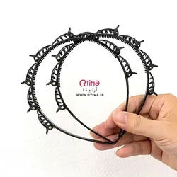 تل موی دخترانه زنانه جدیدمدل کلیپسی (مشکی قهوه ای)