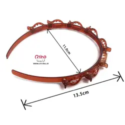 تل موی دخترانه زنانه جدیدمدل کلیپسی (مشکی قهوه ای)