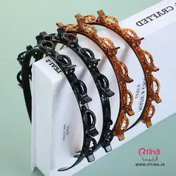 تل موی دخترانه زنانه جدیدمدل کلیپسی (مشکی قهوه ای)