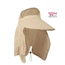 کلاه و نقاب تابستانی با محافظ گردن+ بند نگهدارنده