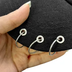 کلاه کپ پیرسینگ دار پسرانه و دخترانه مشکی
