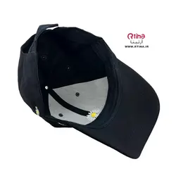 کلاه بیسبالی زنانه اسپرت طرح گل بابونه گلدوزی