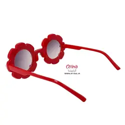 عینک دودی بچه گانه دخترانه قرمز UV400