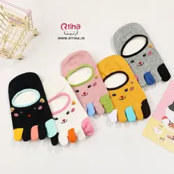 جوراب فانتزی پنج انگشتی/ پشت ژله ای (بزرگسال و نوجوان)