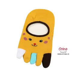 جوراب فانتزی پنج انگشتی/ پشت ژله ای (بزرگسال و نوجوان)