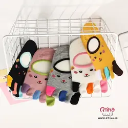 جوراب فانتزی پنج انگشتی/ پشت ژله ای (بزرگسال و نوجوان)