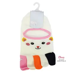 جوراب فانتزی پنج انگشتی/ پشت ژله ای (بزرگسال و نوجوان)