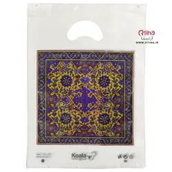 نایلون کوچک طرح دار سایز 26*18 دسته دار/ 100 تایی