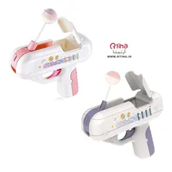 تفنگ آبنباتی موزیکال /کندی گان چراغدار (candy gun)