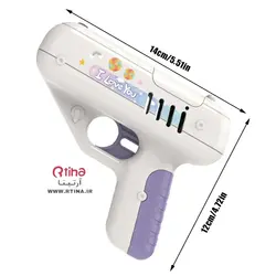 تفنگ آبنباتی موزیکال /کندی گان چراغدار (candy gun)