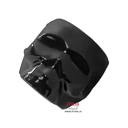 ماگ طرح اسکلت دسته دار مشکی/ سرامیکی براق