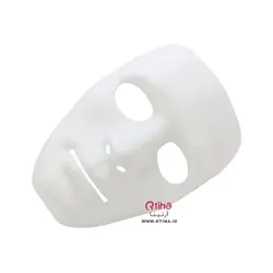 ماسک پوکر فیس خنثی سفید PVC