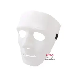 ماسک پوکر فیس خنثی سفید PVC
